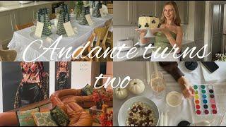 Andanté Turns Two, Oliver Bonas Press Day & Candle Painting