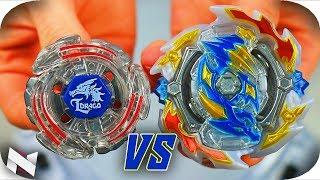 DRAGON SMACKDOWN! Ace Dragon VS Lighting L-Drago!! || Drum VS Ryuga || Beyblade Burst GT BATTLE!