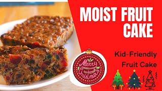 Chunky and Moist Fruit Cake Recipe