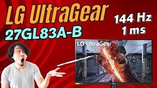 Quick Review: LG UltraGear QHD 27-Inch Gaming Monitor (27GL83A-B) | 1ms, 144Hz, HDR10, G & FreeSync