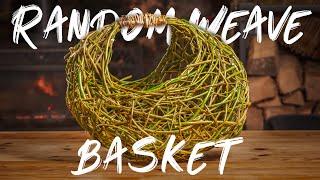 Open weave basket tutorial | Harvest basket diy | willow basket weaving for beginners