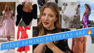 Sewing Patterns PARTY edit!! Favourites for Occasionwear, fabric inspiration & FREE mood patterns