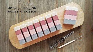 Layered Soap Technique, Pencil Line Technique, Cold Process Soap Making, (Technique Video #1)