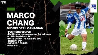 Marco Chang 2023 Soccer Highlights