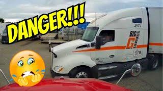 Truck Stop Fails & Mad Drivers | Bonehead Truckers