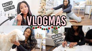 MORNING ROUTINE | MAKING LUMPIA & PREPPING FOR CHRISTMAS // LoveLexyNicole