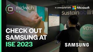 ISE 2023 | Samsung Stand Overview | LED Display Solutions