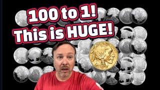 100 to 1 GOLD/SILVER RATIO….What’s Next?!