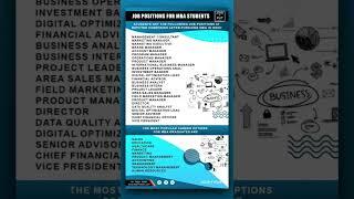 Job Position for MBA Students #marketing #manager #mba #learn4exam #education