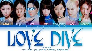 IVE (아이브) 'LOVE DIVE' - You As A Member [Karaoke] || 7 Members Ver.