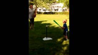 Future "Babe Ruth" Brayden Cole just turned 3