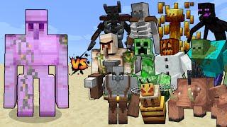 Enchanted Iron Golem vs Mutant Mobs