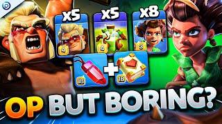 ROOT RIDER SPAM with NO ETERNAL TOME + 5 OG is BROKEN | Best TH16 Attack Strategy Clash of Clans