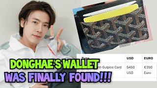 DONGHAE'S WALLET THAT WAS LOST A FEW DAYS AGO WAS FINALLY FOUND!!!