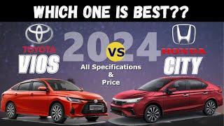 2024 Toyota Vios vs 2024 Honda City | Toyota Vios vs Honda City 2024 | Vios vs City 2024