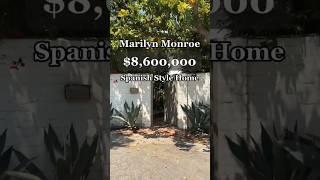 Marilyn Monroe! Luxury Spanish Style Mansion #shorts #marilynmonroe #celebnews