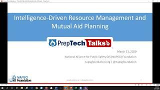 PrepTech Talk: Intelligence-Driven Resource Management & Mutual Aid Planning
