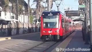 *NEW* San Diego Trolley Siemens S700 #5003 at Middletown Station, San Diego!