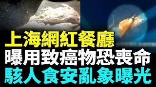 上海網紅餐廳被曝用致癌物亞硝酸鹽；揭各種食安亂象；廣州高校食堂食材過期，舉報人疑被解僱。#看大陆