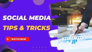 Social media Tips and tricks #tipsandtricks #tips