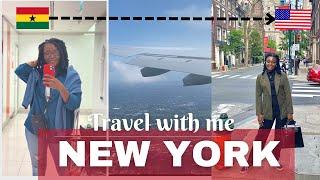 Travel Vlog: My Fight From Accra to New York I Transit Through Paris I Mon combat d'Accra à New York