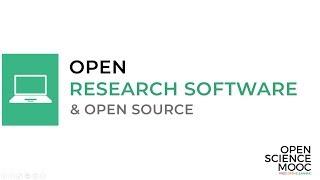Module 5: Open Research Software and Open Source