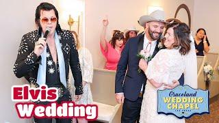 Kieran & Katie's Elvis Wedding in Las Vegas | Graceland Chapel