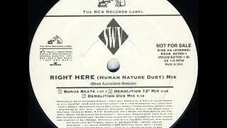 Right Here (Human Nature Duet) (Demolition 12" Mix)