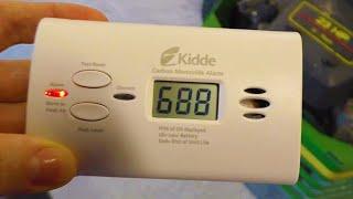 Carbon Monoxide Alarm FULL REVIEW Kidde KN-COPP-B-LPM poisonous gas detector propane meter 2 beeps