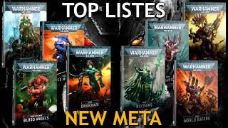 40K - TOP LISTES - NOUVELLE META !