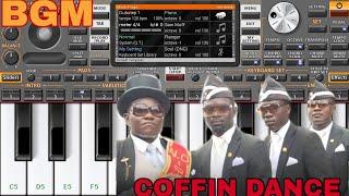 How to play COFFIN DANCE  in Piano  ORG 2020