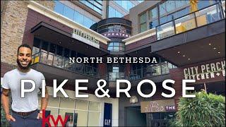 Moving To Maryland - North Bethesda [4K] Virtual Walking Tour (2023) Pike & Rose