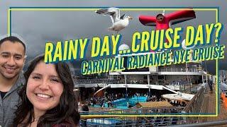 New Years On A Cruise Ship | Carnival Radiance Cruise | Part 1. Bad Weather ain't stopping us.