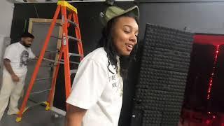 Chelle Ruthless Vlog Studio Session (Oklahoma City) In Studio With Frxnchmack and Laylanii