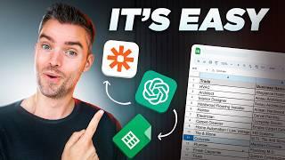 How to Use ChatGPT with Google Sheets & Zapier