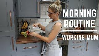 MORNING ROUTINE OF A WORKING MUM | HOW TO GET READY QUICKLY | ELLIE POLLY