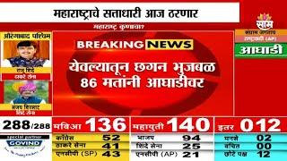 Assembly Election 2024 Results | Chhagan Bhujbal फक्त 86 मतांनी आघाडीवर  | Marathi | Saam TV