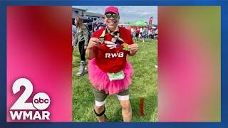 A local veteran with a foot injury is able to continue running marathons thanks to a medical device