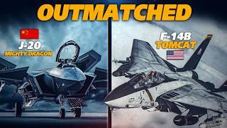 Supremely Outmatched | J-20 Mighty Dragon Vs F-14B Tomcat | Digital Combat Simulator | DCS |