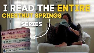  I read the ENTIRE Chestnut Springs Series  *spoiler free reading vlog*