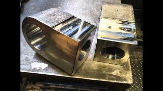 Complete part machining on 5 axis Machine Centre