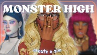 Creating Monster High Dolls in the Sims 4 / Full CC List + Sim Download