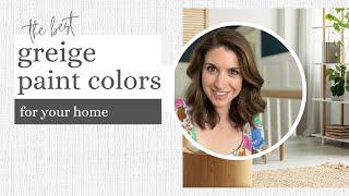 The best greige paint colors