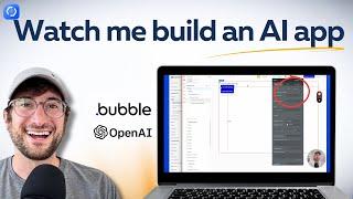 Watch me build an AI voice notes app in 22 minutes (Bubble + OpenAI)