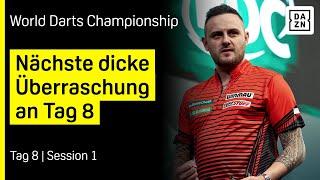 Nächste Überraschung bei der WM: Tag 8 - Session 1 | Darts WM 25 | DAZN Highlights