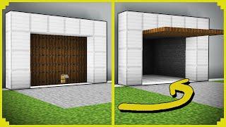 How to make a garage door in MINECRAFT