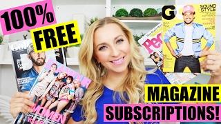 How to Score 100% Completely FREE Magazine Subscriptions!