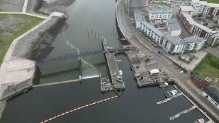 SWANSEA MARINA & DOCKS AREA BY DRONE    Made with Clipchamp