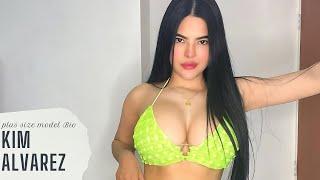 Kim Alvarez  Glamorous Plus Size Curvy Fashion Model - Biography, Wiki, Lifestyle, Net Worth