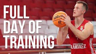 A Day In The Life Of A Pro Basketball Player Overseas: Full Training Session